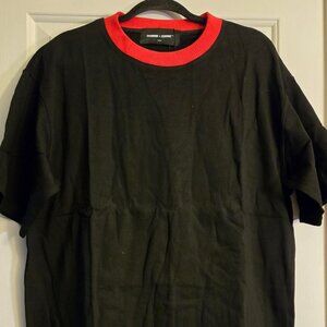 Homme and Femme Black and Red Shirt